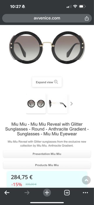 Слънчеви очила Miu Miu
