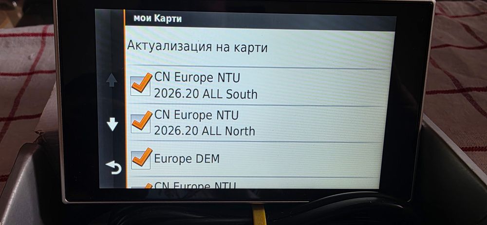Навигация Garmin Nuvi 3597 LMT с най-новите карти за цяла Европа