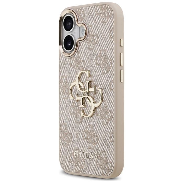 Case guess 4g big 4g classic logo for iphone 17 pink gold