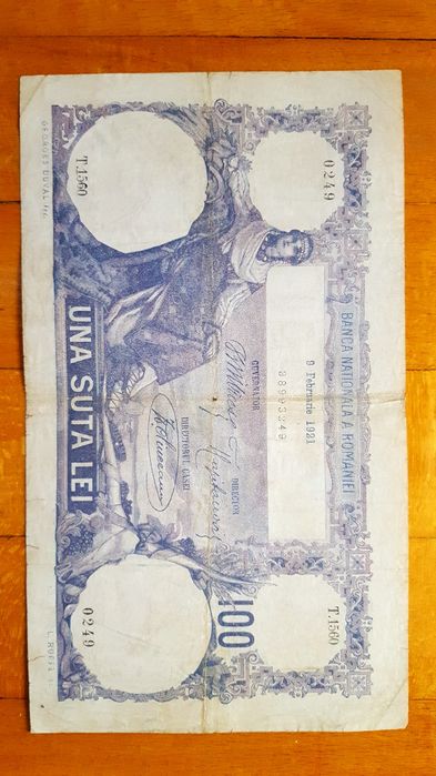 100lei 1921 UnaSutaLei