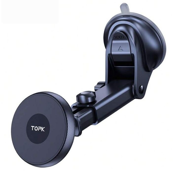 Suport telefon magnetic cu ventuza