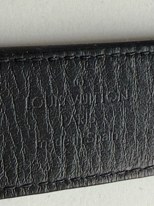 Кожаный ремень Louis Vuitton (Classic Black)