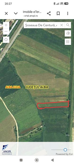 Teren extravilan de vânzare 5300 m Alba Iulia șoseaua de centură