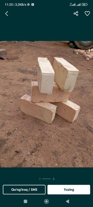 Gʻisht sotiladi kelishigan narhda.  Vodiy boʻylab yetkazib berish