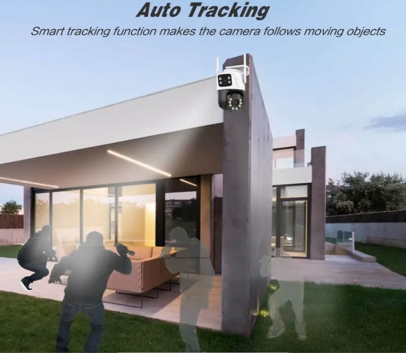 Camera supraveghere wifi lentile dubl  WIRELESS 8MP 4K  iCSee