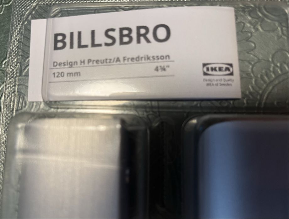 Продавам алуминиеви дръжки за шкаф BILLSBRO  120 мм