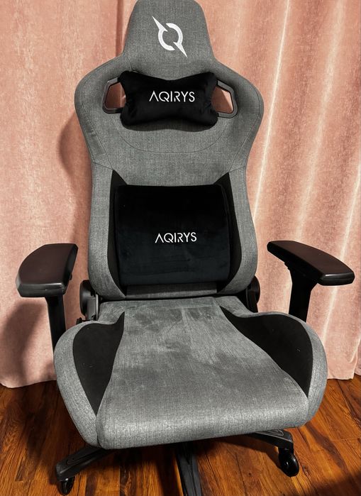 Scaun gaming AQIRYS ergonomic,cu pernă lombară si cervicală