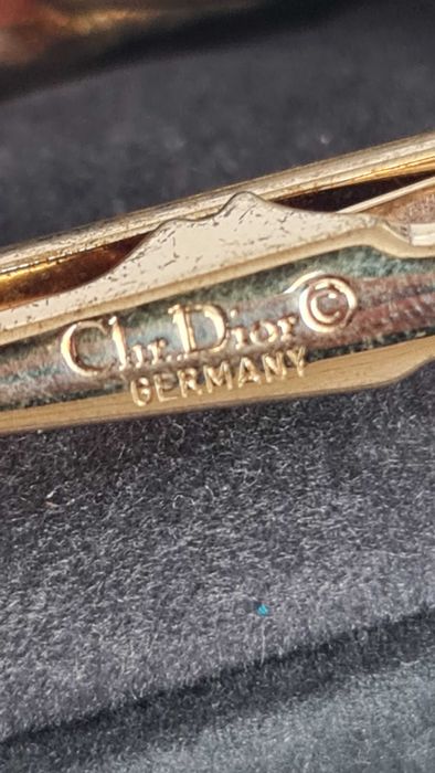 Ретро щипки за вратовръзка Cristian Dior made in Germany