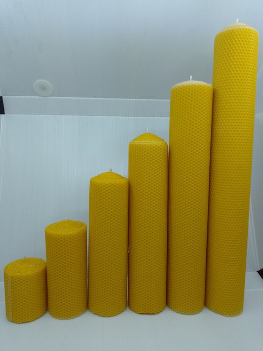 Vând lumânări ceara naturala