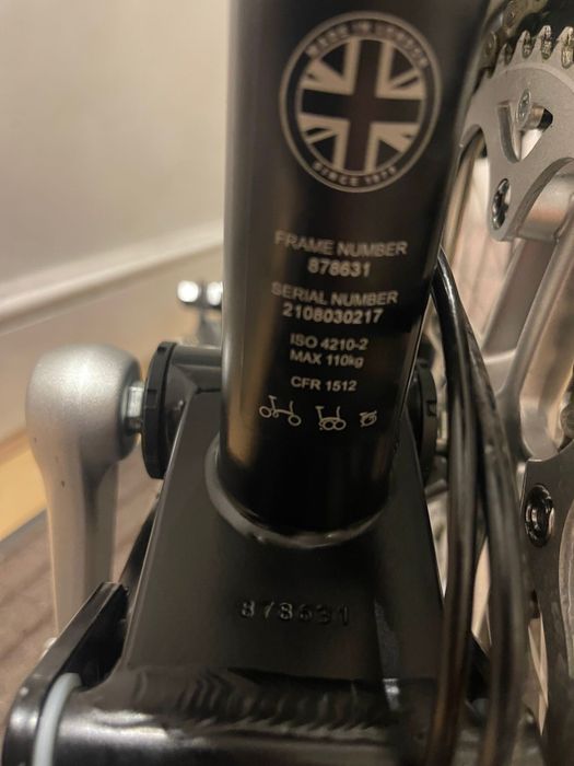 Bicicleta brompton 4 viteze