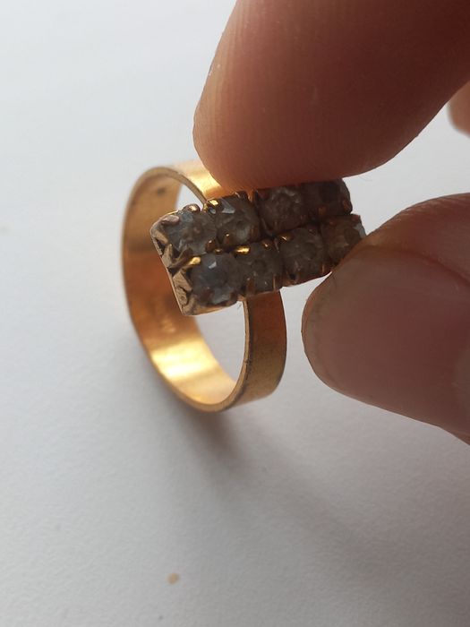 Позолото кольцо ссср люм