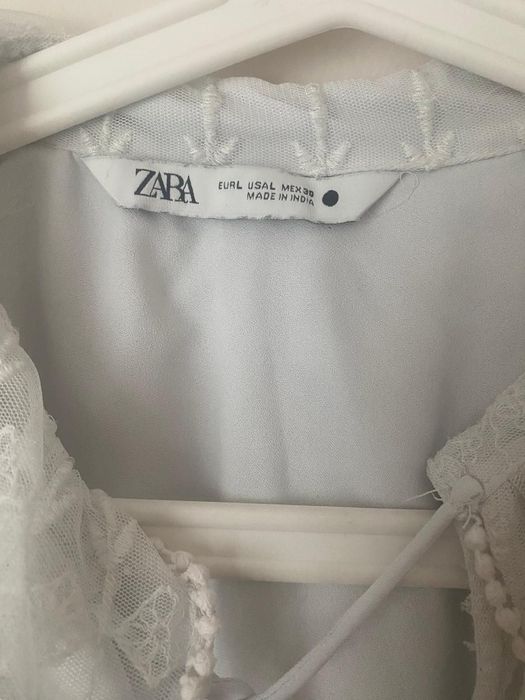 Бяла рокля Zara /L/