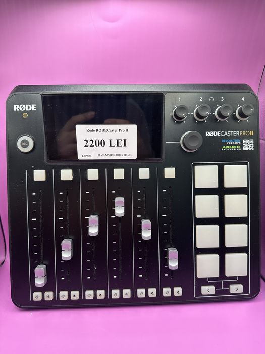 Rode Caster pro 2 mixer audio cu efecte •Matei Amanet Margeanului•