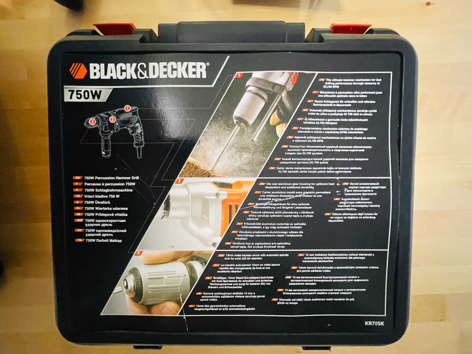 Masina de gaurit Black & Decker KR705, noua, nefolosita.