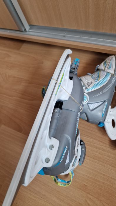 Patine de gheață copii FILA reglabile 29–32, stare foarte bună