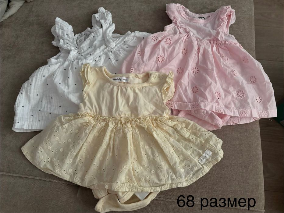 Бебешки дрехи за момиче, размери 56, 62 и 68