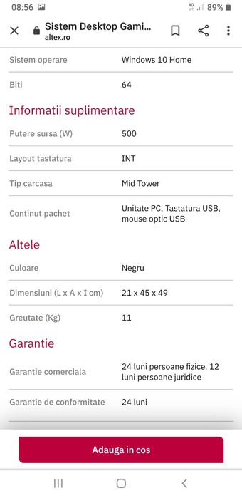 De vanzare pc gaming