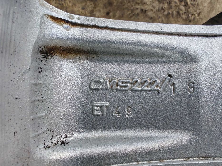 Jante aluminiu pe 16,CMS,5*112,6,5J,ET49,in stare de nou,made GERMANY