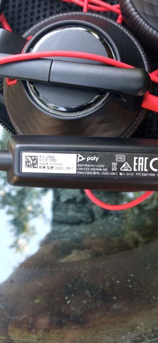 Căști Profesionale Poly Blackwire C5220 USB-A + Husă, ca noi
