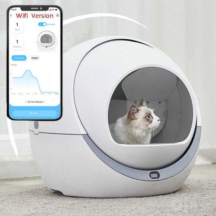 Автоматический умный лоток Petree Gen1 Wi-Fi / Avtomatik aqlli lotok