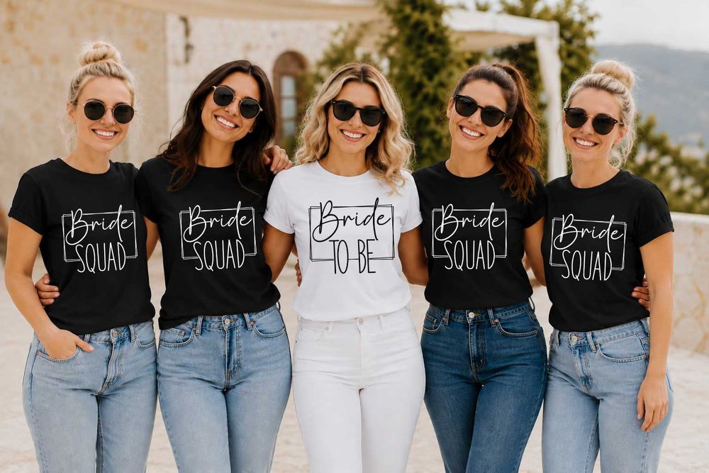 Тениски за моминско парти, Team Bride