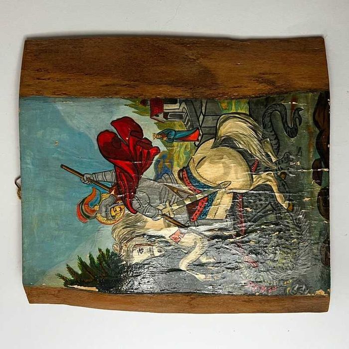 Icoana pictată manual cu Sfântul Mare Mucenic Gheorghe