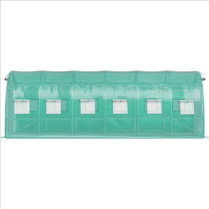 Solar de grădină 6x4x2.5m, polietilenă 240 g/m2 UV+, țeavă 32 * 1.2mm