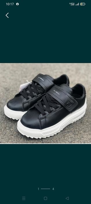 Кроссовки Fila кожа