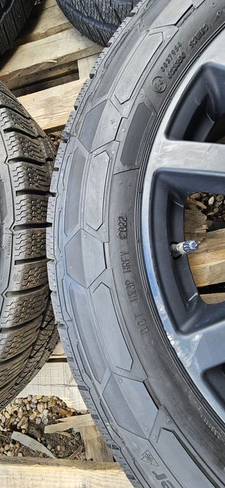 Jante cu anvelope Continental VanContactWinter 215/60 R17C 109/107 Ford Transit Custom 7jx17 5x160 ET.55 Senzori presiune