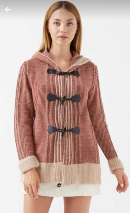 Новая кофта с капюшоном, S/M, Турция, 50% шерсть, 50% акрил