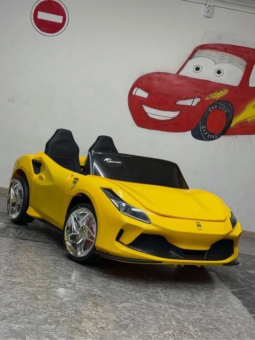 Детский электомобиль Феррари Ф8| двухместный| 24вольт х2| доставка