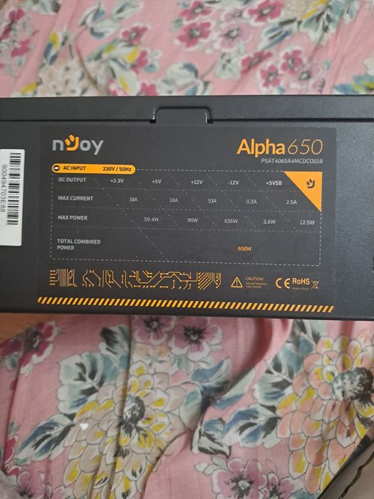 Sursa Alpha Njoy 650w Defecta
