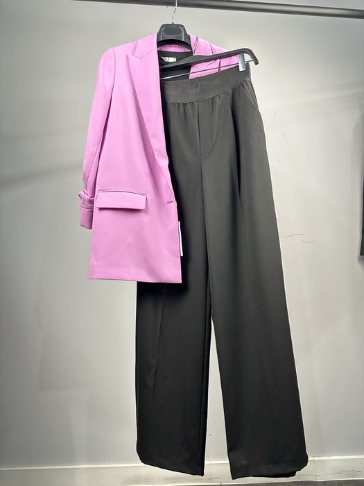 MANGO дамско розово сако тип блейзър