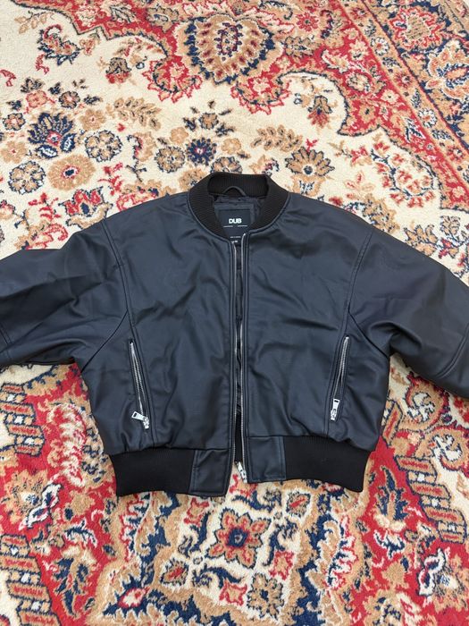 Куртка-бомбер кожаная