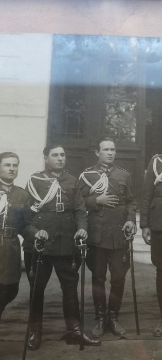 Fotografie veche în rama din lemn