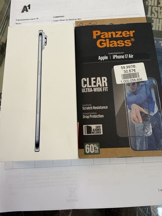 Iphone air 256gb sky blue Неотварян!2год Гаранция!
