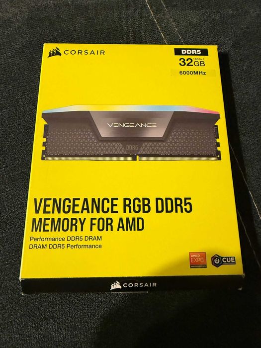 Memorie Corsair Vengeance RGB 32GB DDR5 6000MHz CL36 Dual Channel Kit