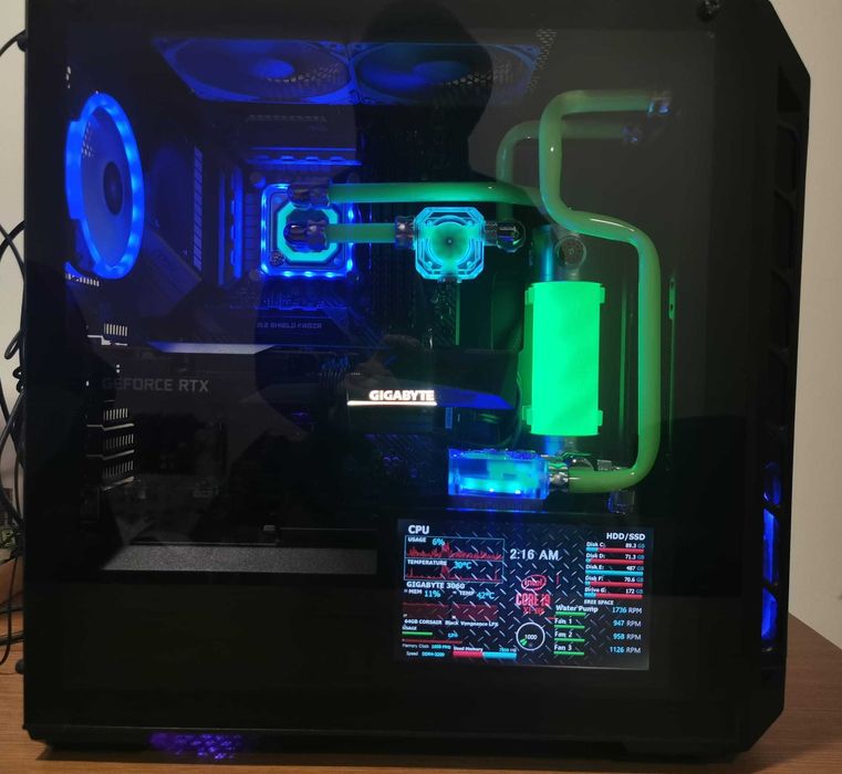 PC Gaming High-End Custom Loop | i9-11900K | RTX 3060 | 64GB RAM