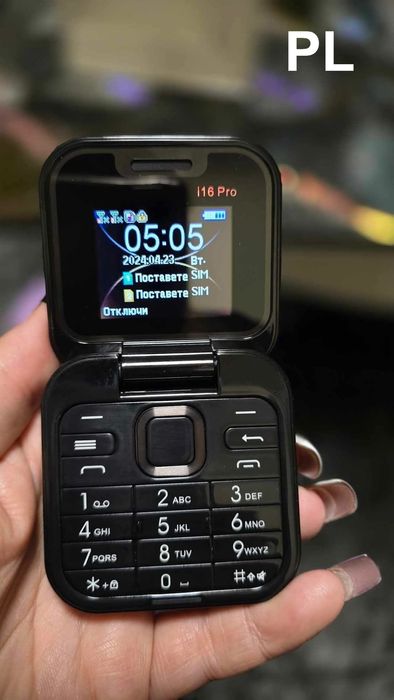 Сгъваем мобилен телефон i16 Pro – 2 SIM карти