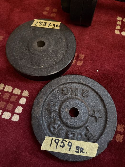 Гантели разборные