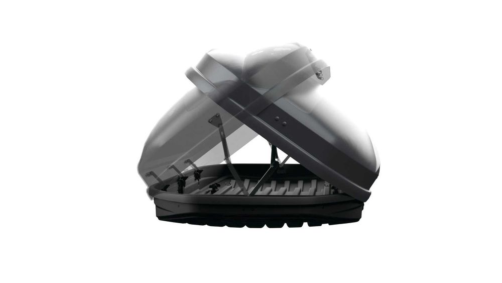 Автобокс багажник HAKR Magic Line 370 сив мат за кутия автомобил