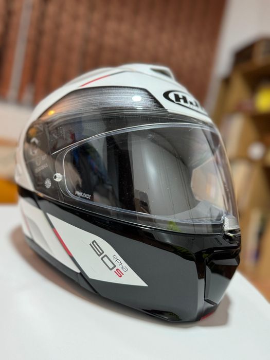 Casca moto Flip Up HJC RPHA 90S + cardo freecom 4x