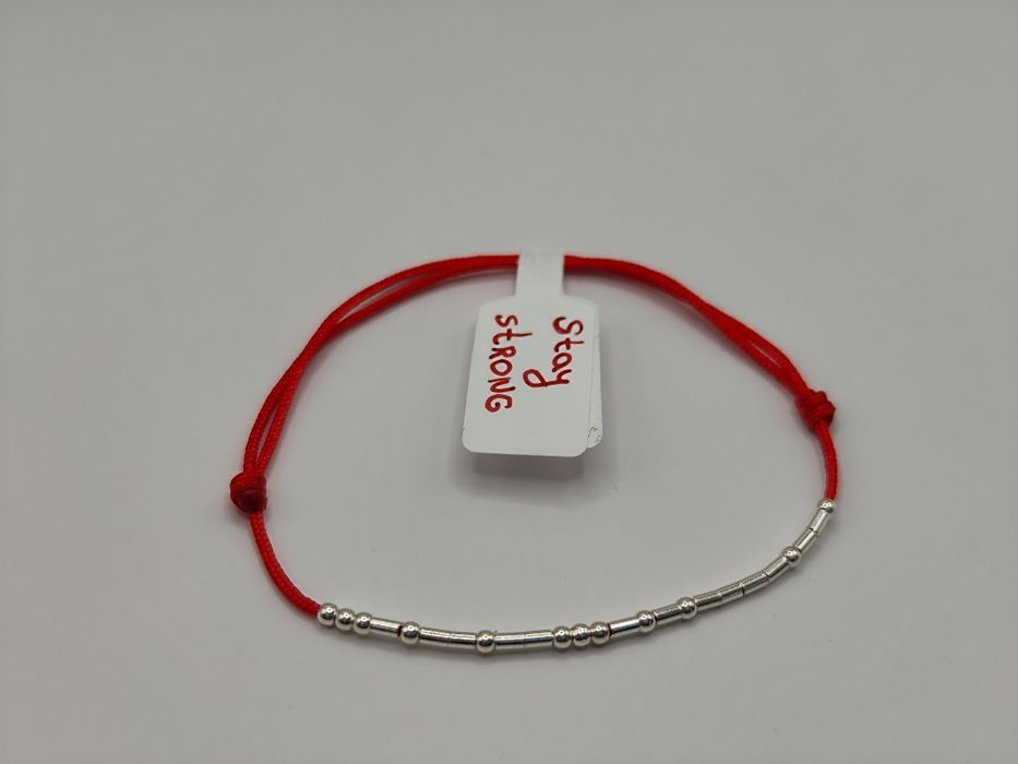 925 сребърни гривни с тайно послание в морзов код