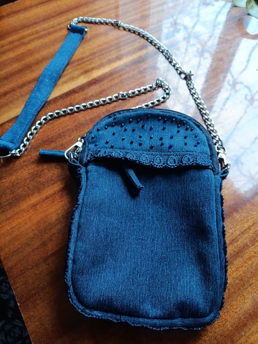 Шоппер джинсовый