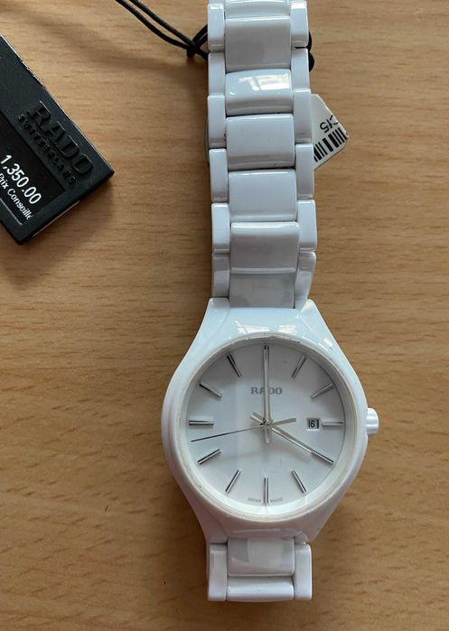 Ceas Rado True dama alb quartz