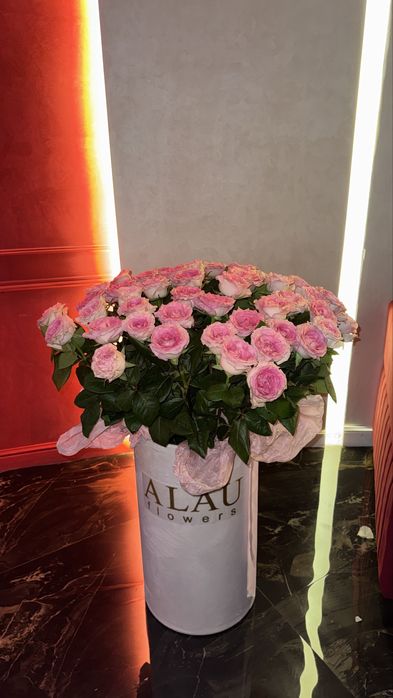 101 штук метровые розы