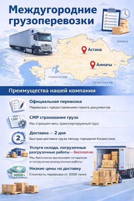 Междугородние грузоперевозки