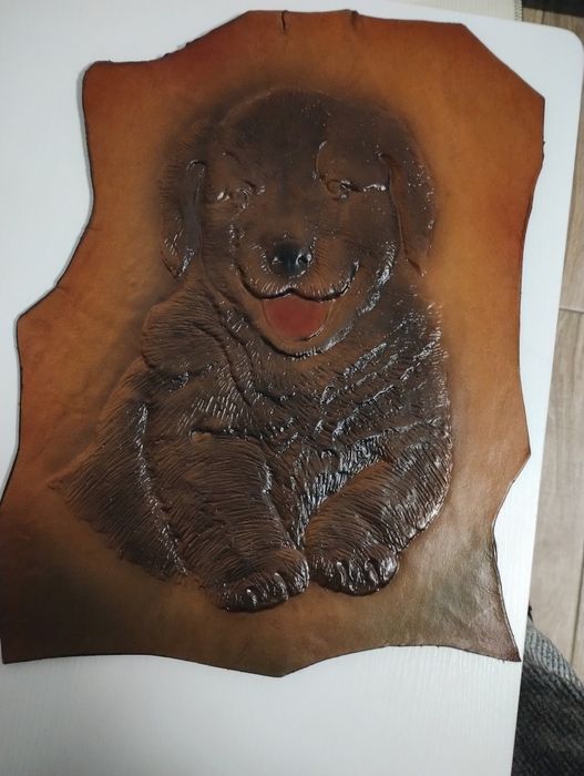 Tablou piele naturala