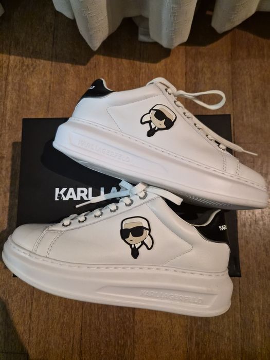 Кожени спортни обувки Karl Lagerfeld