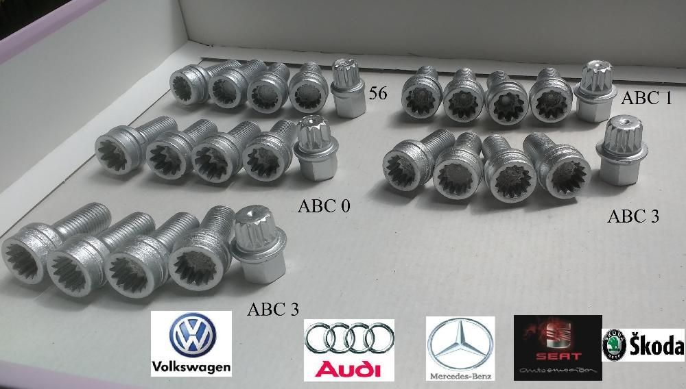 Prezoane antifurt +cheie VW Audi, Skoda, Seat, Mercedes